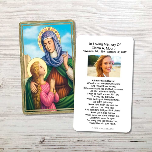 Picture of St. Anne Memorial Card