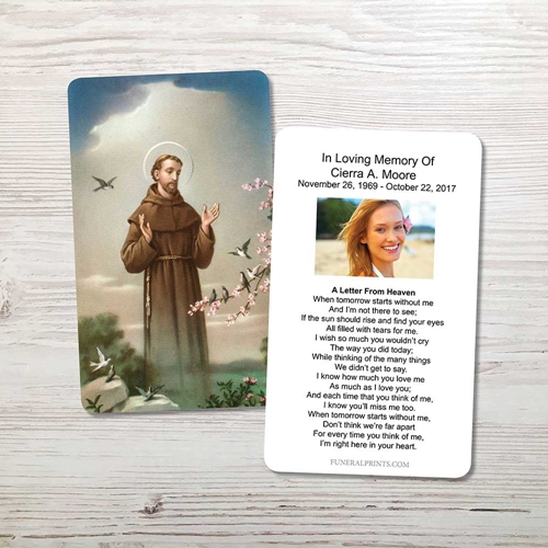 Picture of St. Francis 3 Memorial Card