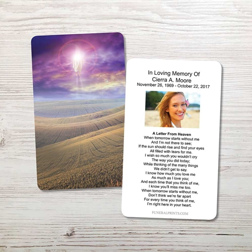 Picture of New Beginning Memorial Card