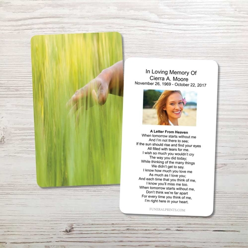 Picture of Green Meadow Memorial Card