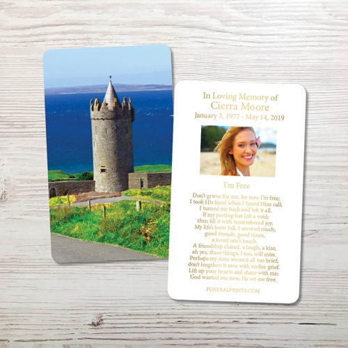 Picture of Doonagore Castle Gold Foil Memorial Card