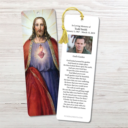 Picture of Jesus Sacred Heart Bookmark