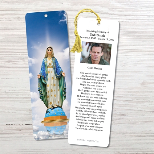 Picture of Virgin Mary Sky Bookmark