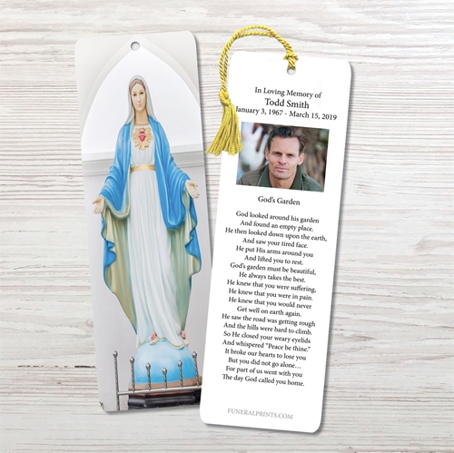Picture of Blessed Virgin Mary Bookmark
